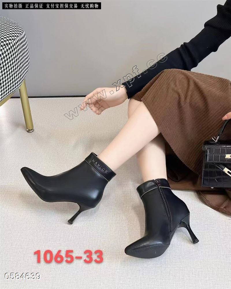美之意新款时尚短靴1065-33