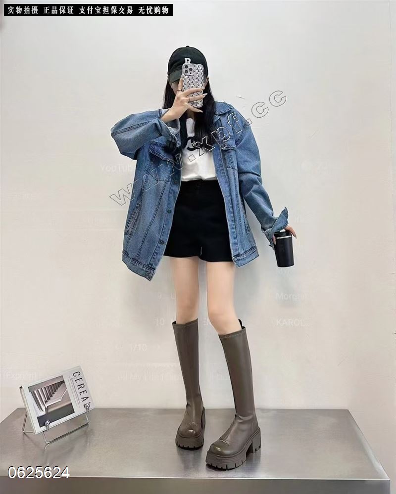 加绒发泡底高靴