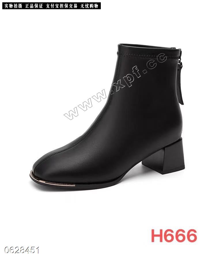 新款短靴666  内里加绒