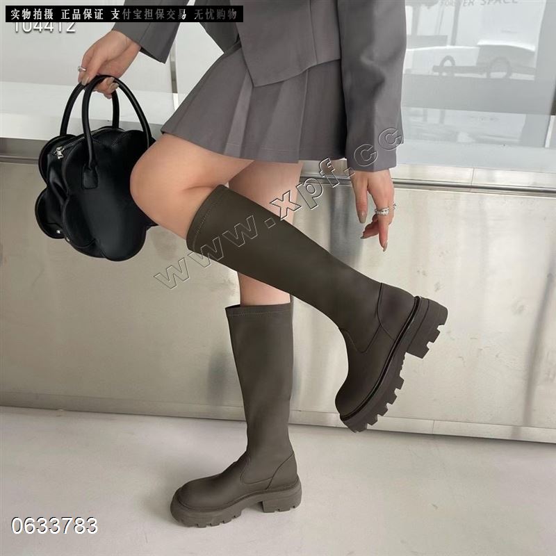 绒里高靴