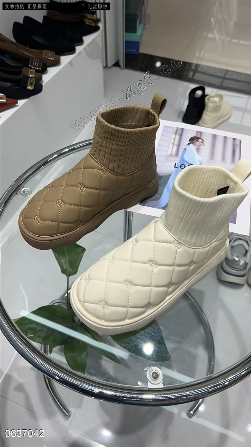 加棉短靴