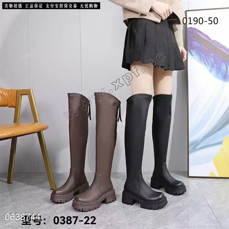 加绒高靴