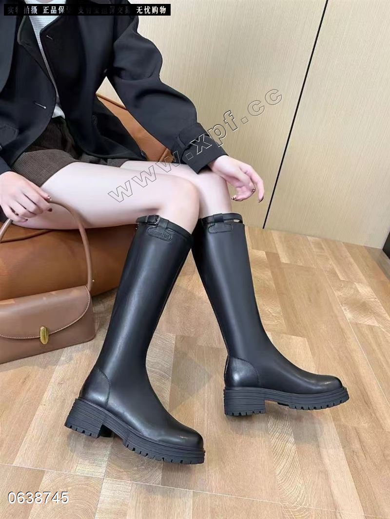 加绒高靴