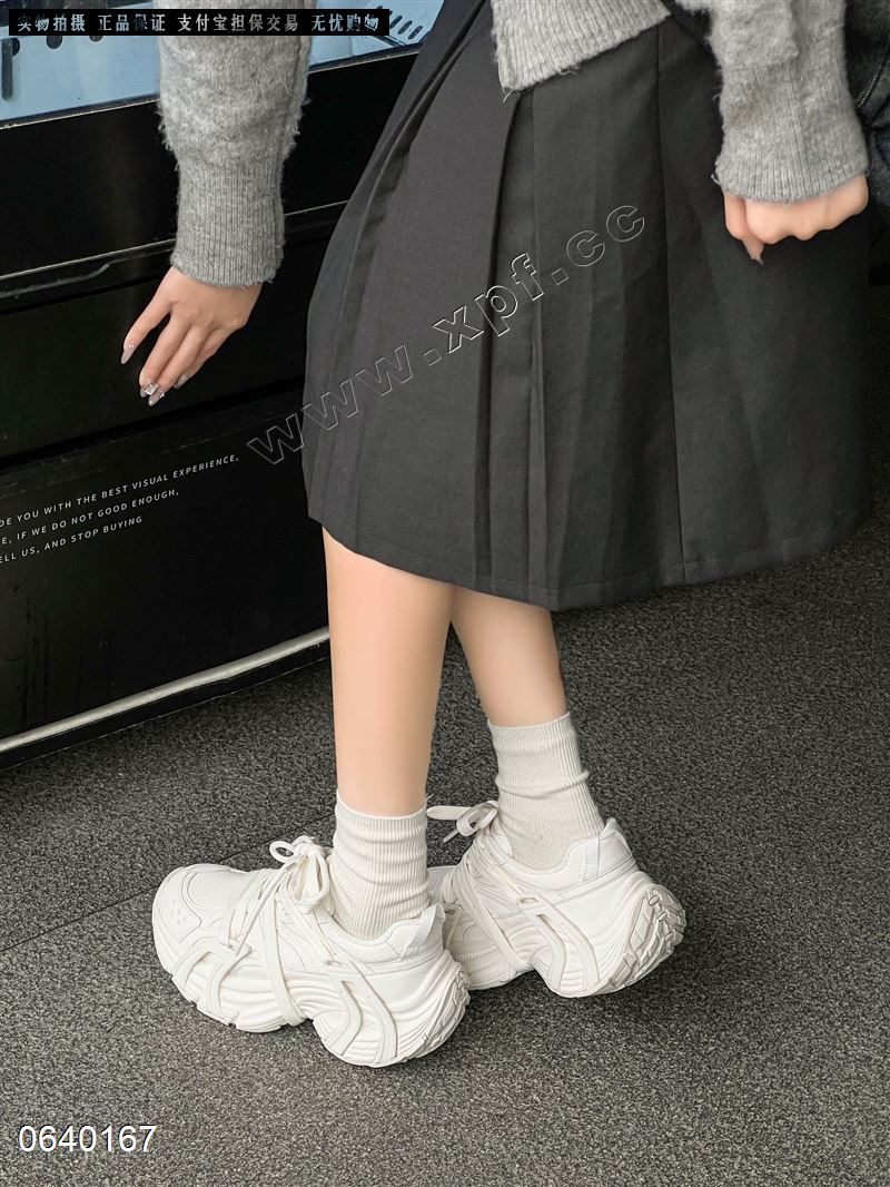 欧货厚底炸街老爹鞋女8800-11  绒里
