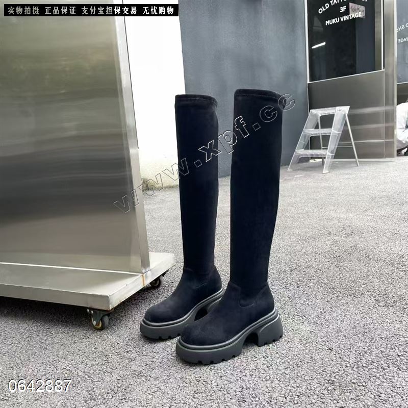 时尚过膝靴