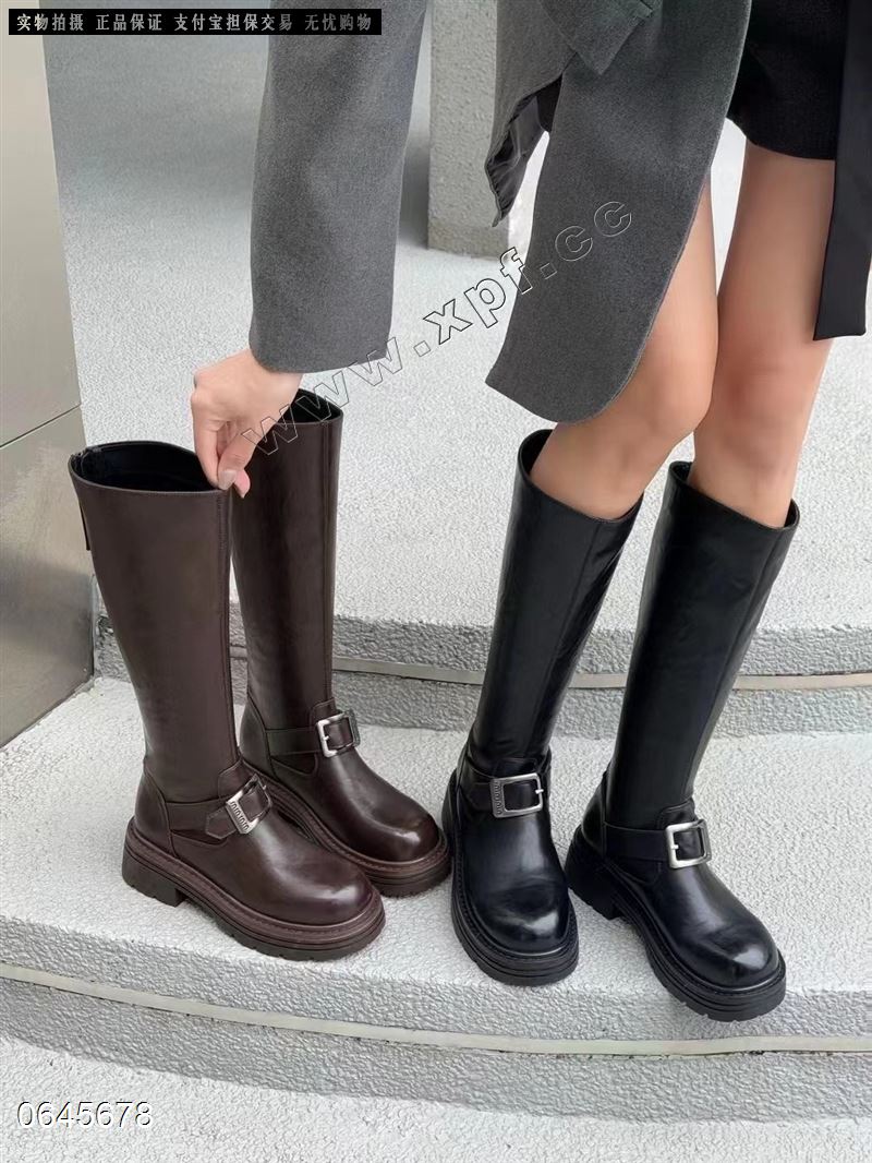 加绒高靴5663