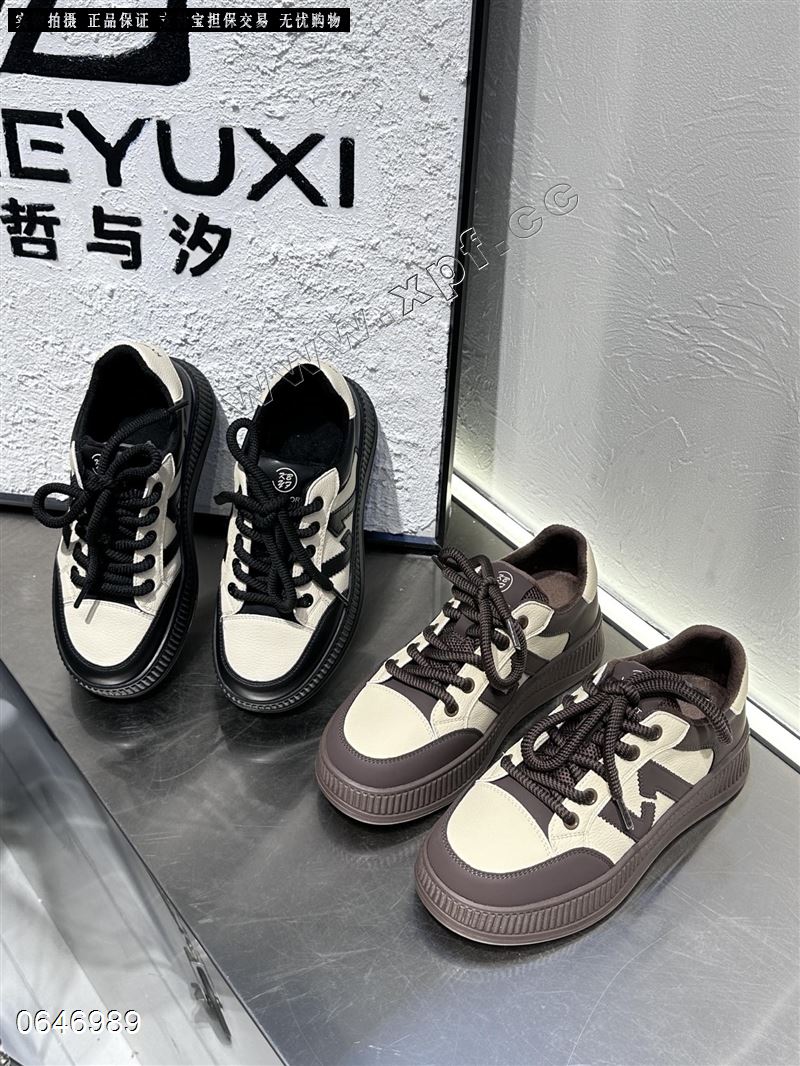 加棉休闲鞋 6129-1 剩黑色555666779卡色57清货