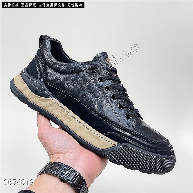 新款头层牛皮男鞋89081