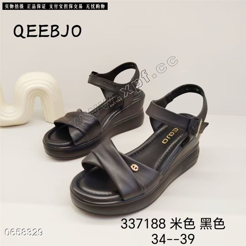 头层牛皮凉鞋