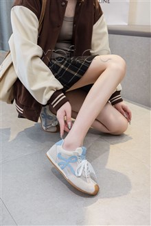 新款薄款网面透气内增高运动休闲鞋女6866