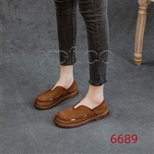 新款头层牛皮单鞋 6689
