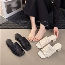 头层羊皮拖鞋6012