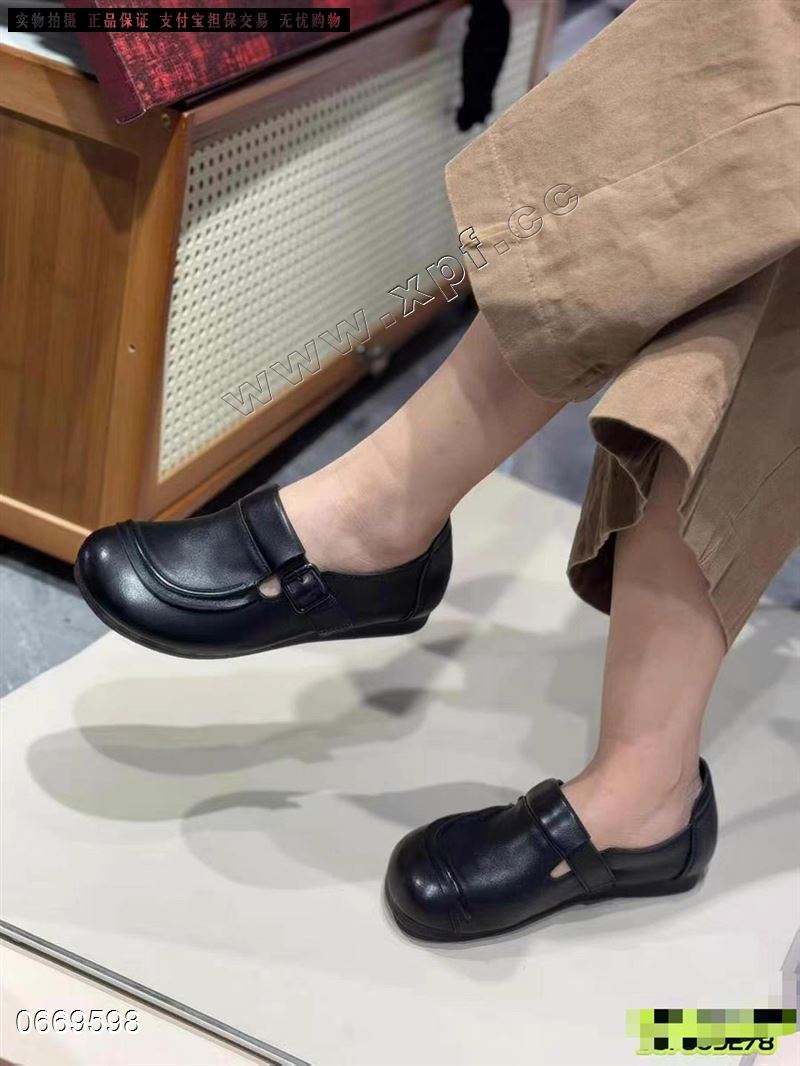 头层牛皮单鞋8574