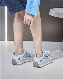 新款百搭运动休闲鞋阿甘鞋黄色老爹鞋女 7729