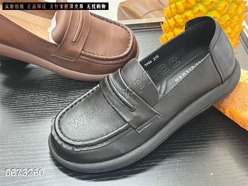头层牛皮单鞋