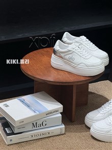 新款休闲鞋alo同款小白 9205  发泡鞋底6cm
